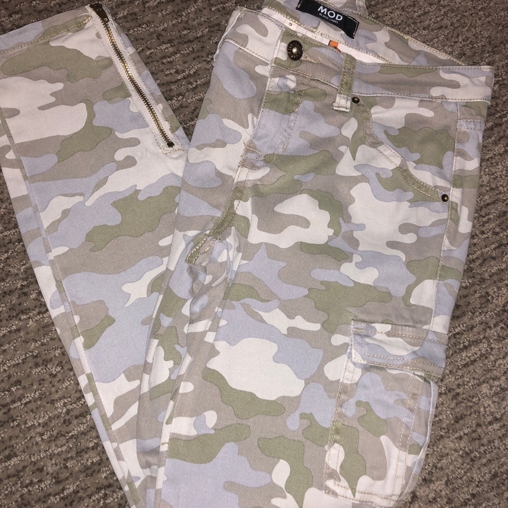Crop Camo Army Pant/Jean